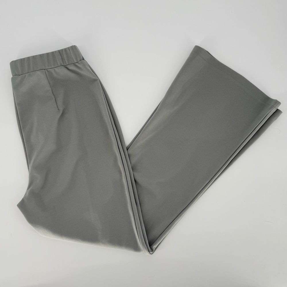 Light Gray Flare Dress Pants